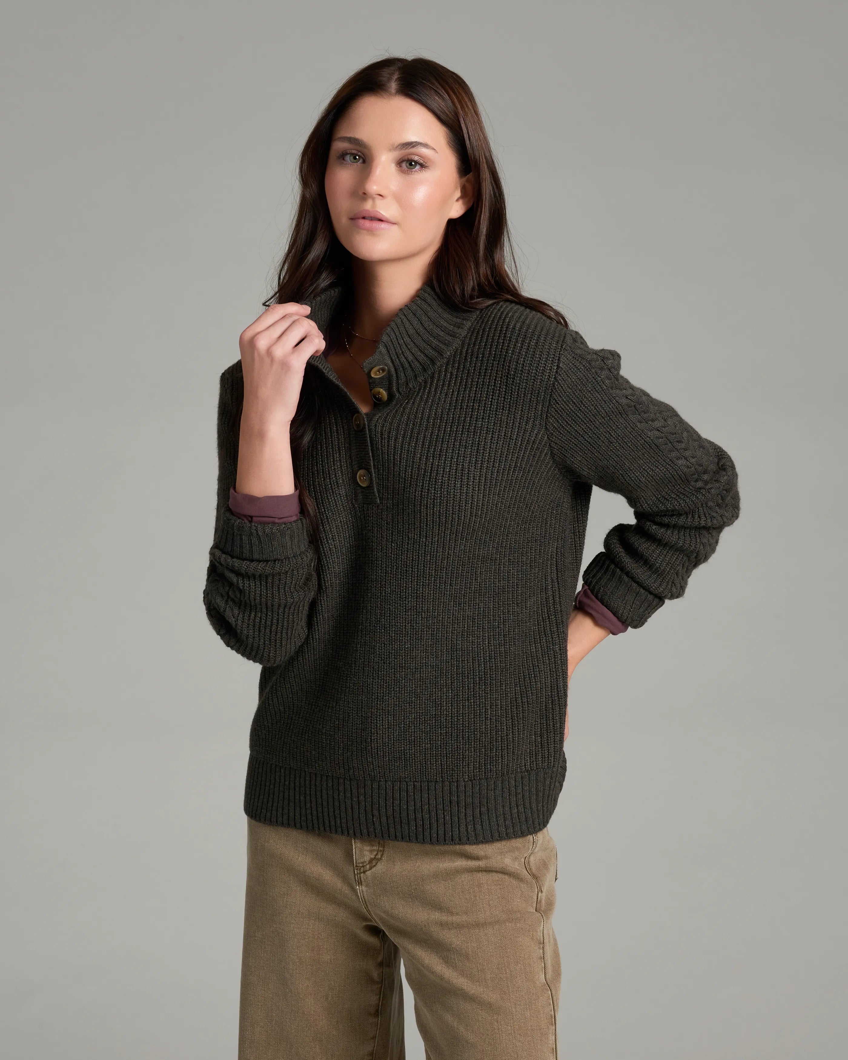 Fireside™ Henley Sweater