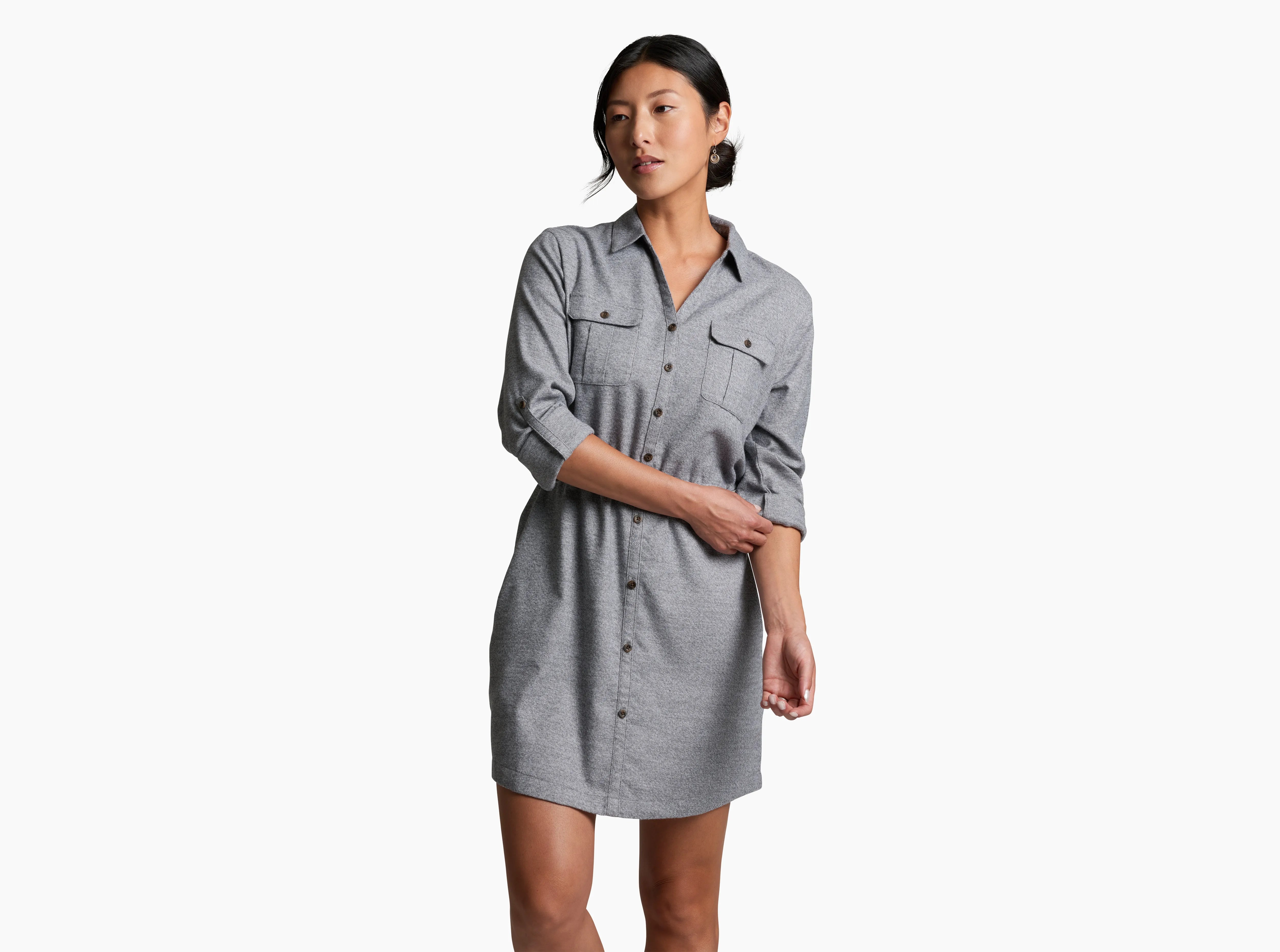 Whisper™ Flannel Dress