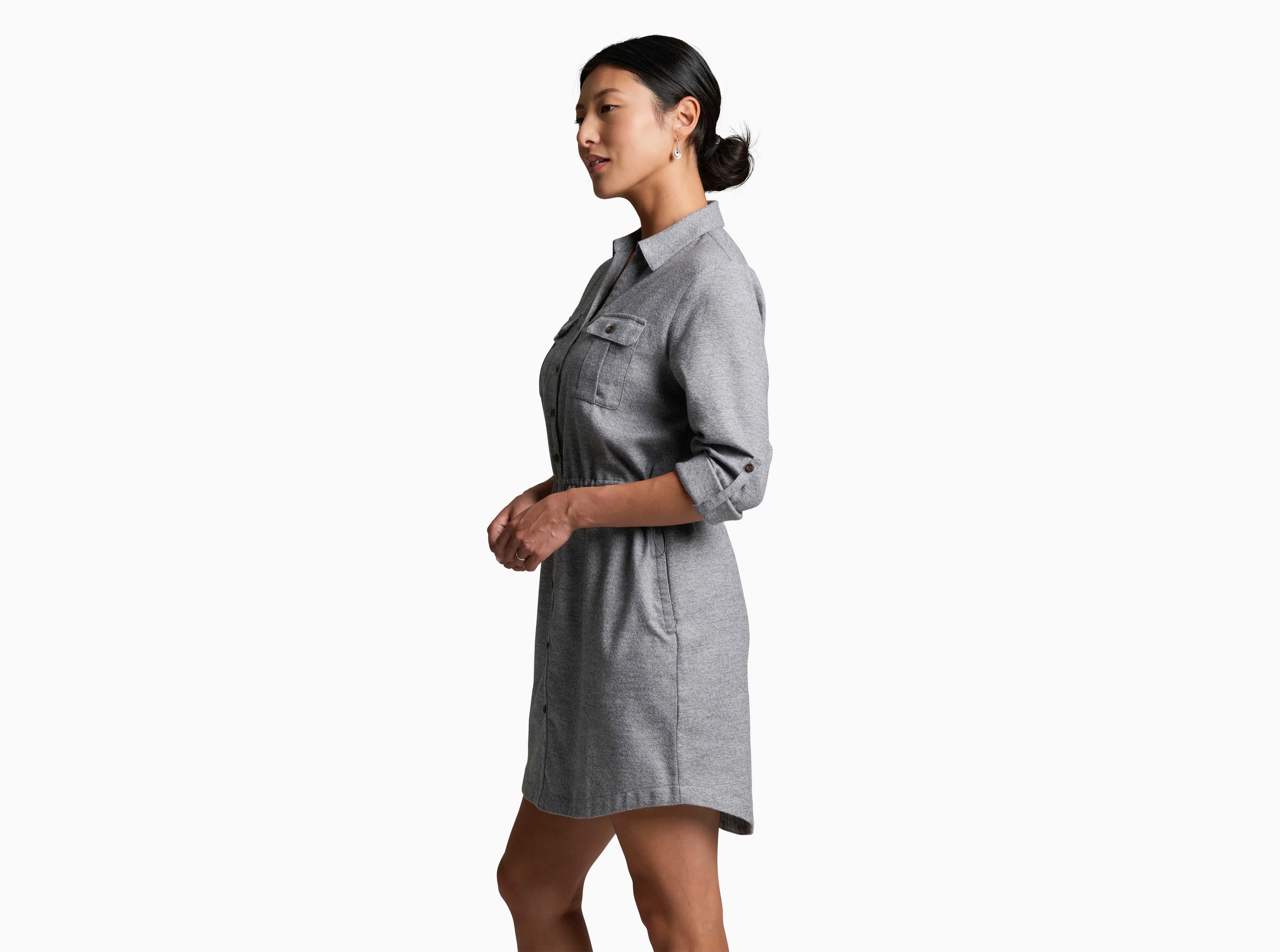 Whisper™ Flannel Dress
