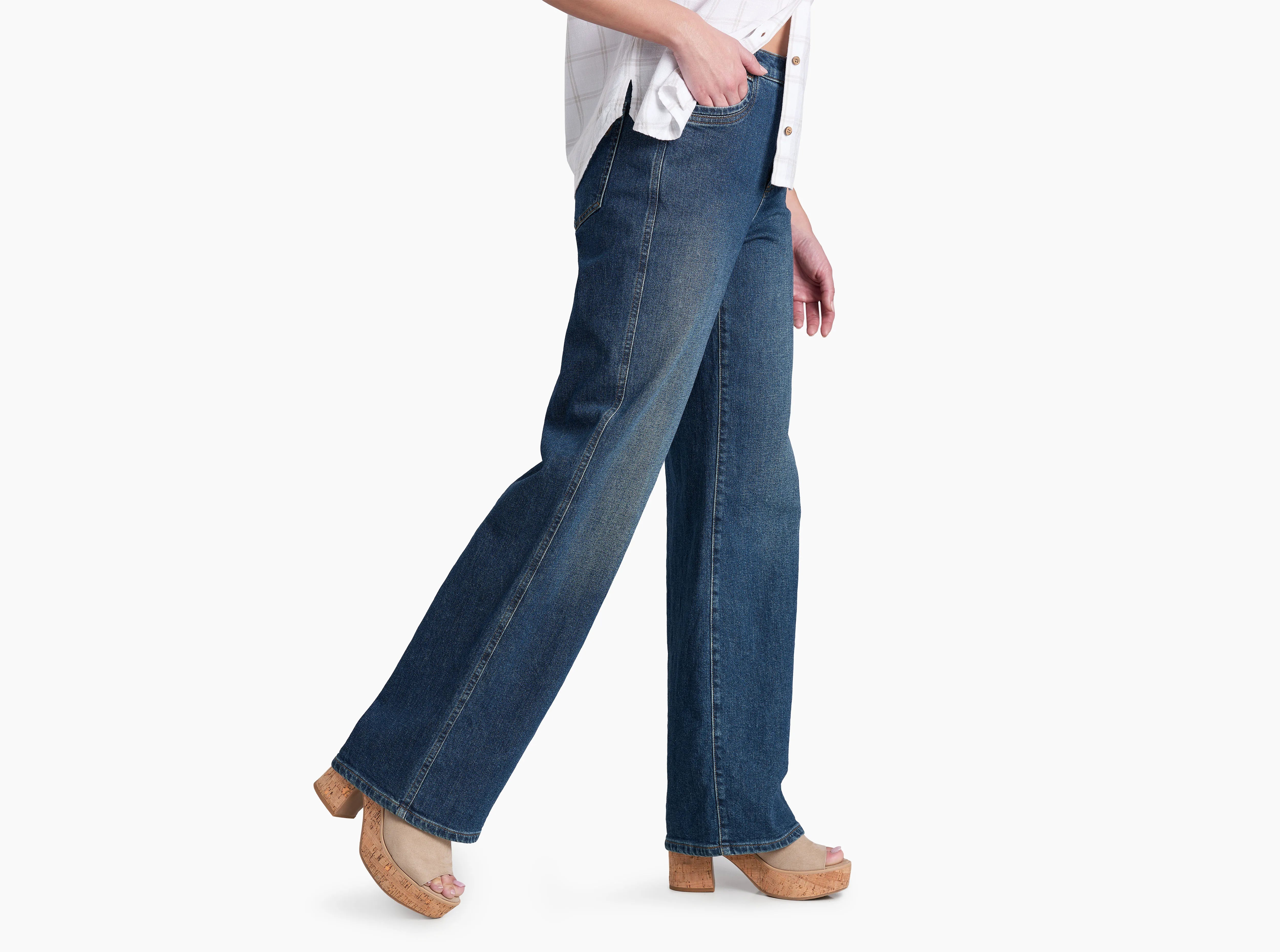 Kontour™ Rigid Wide-Leg Denim