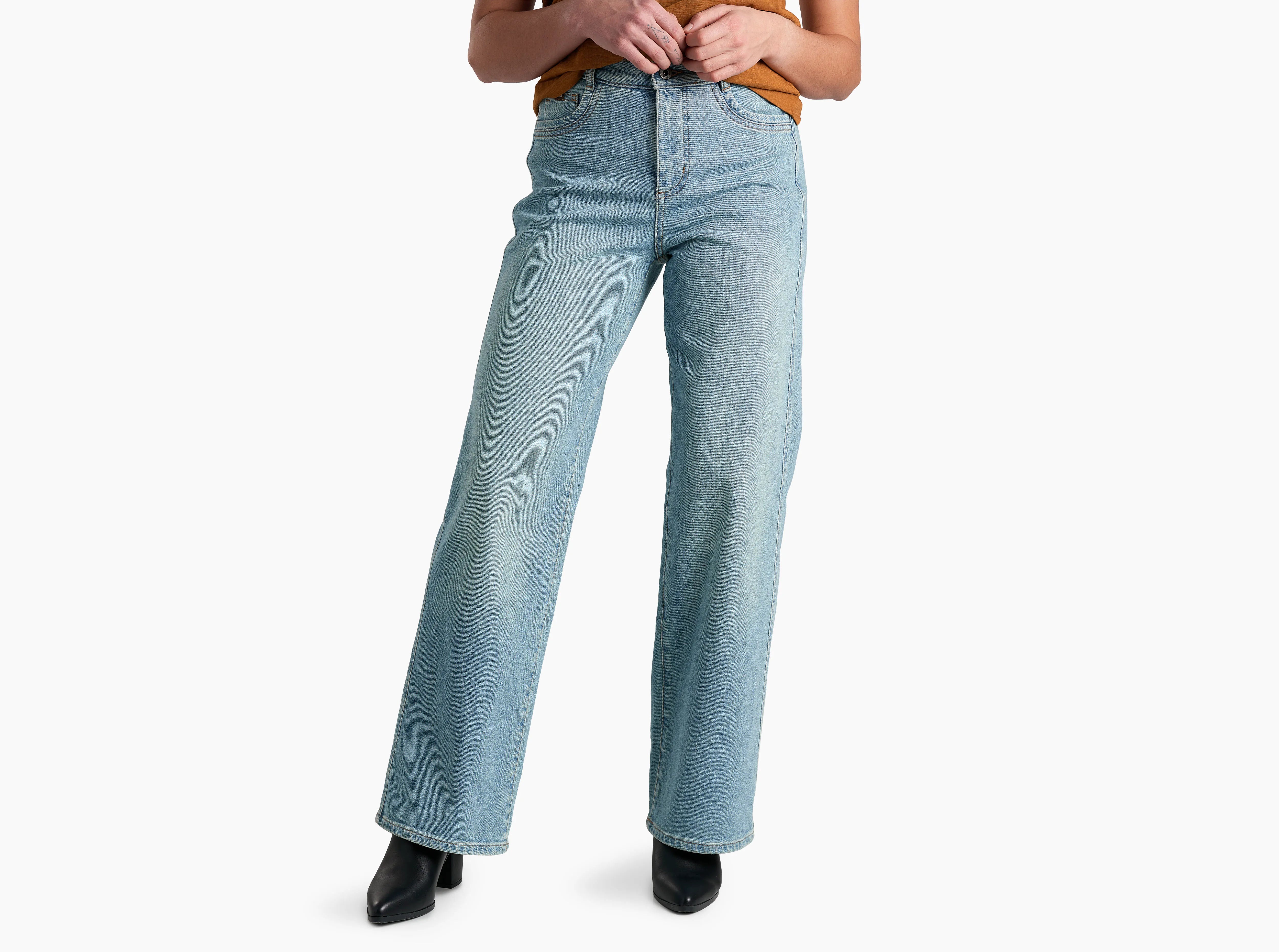 Kontour™ Rigid Wide-Leg Denim