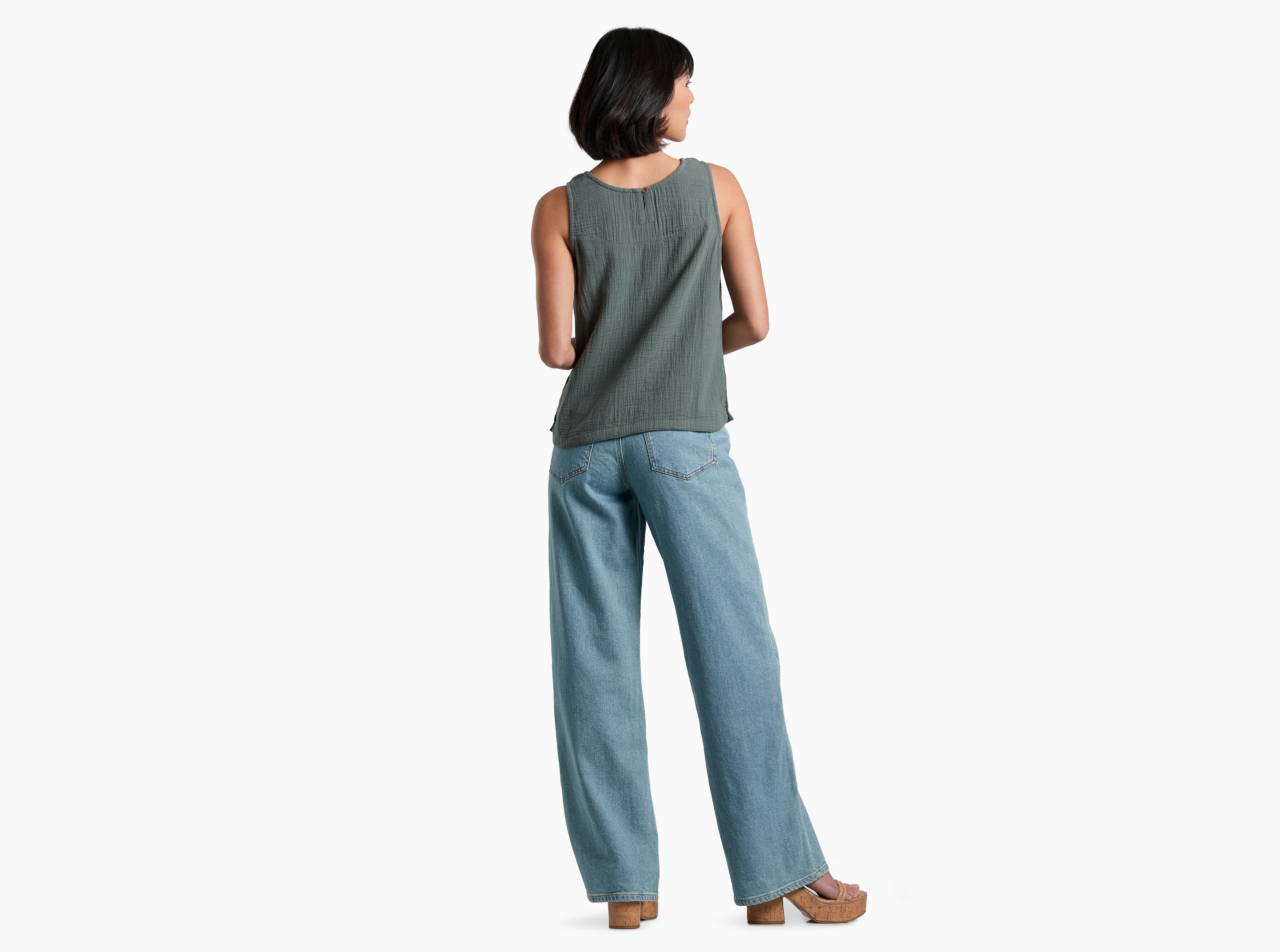 Kontour™ Rigid Wide-Leg Denim