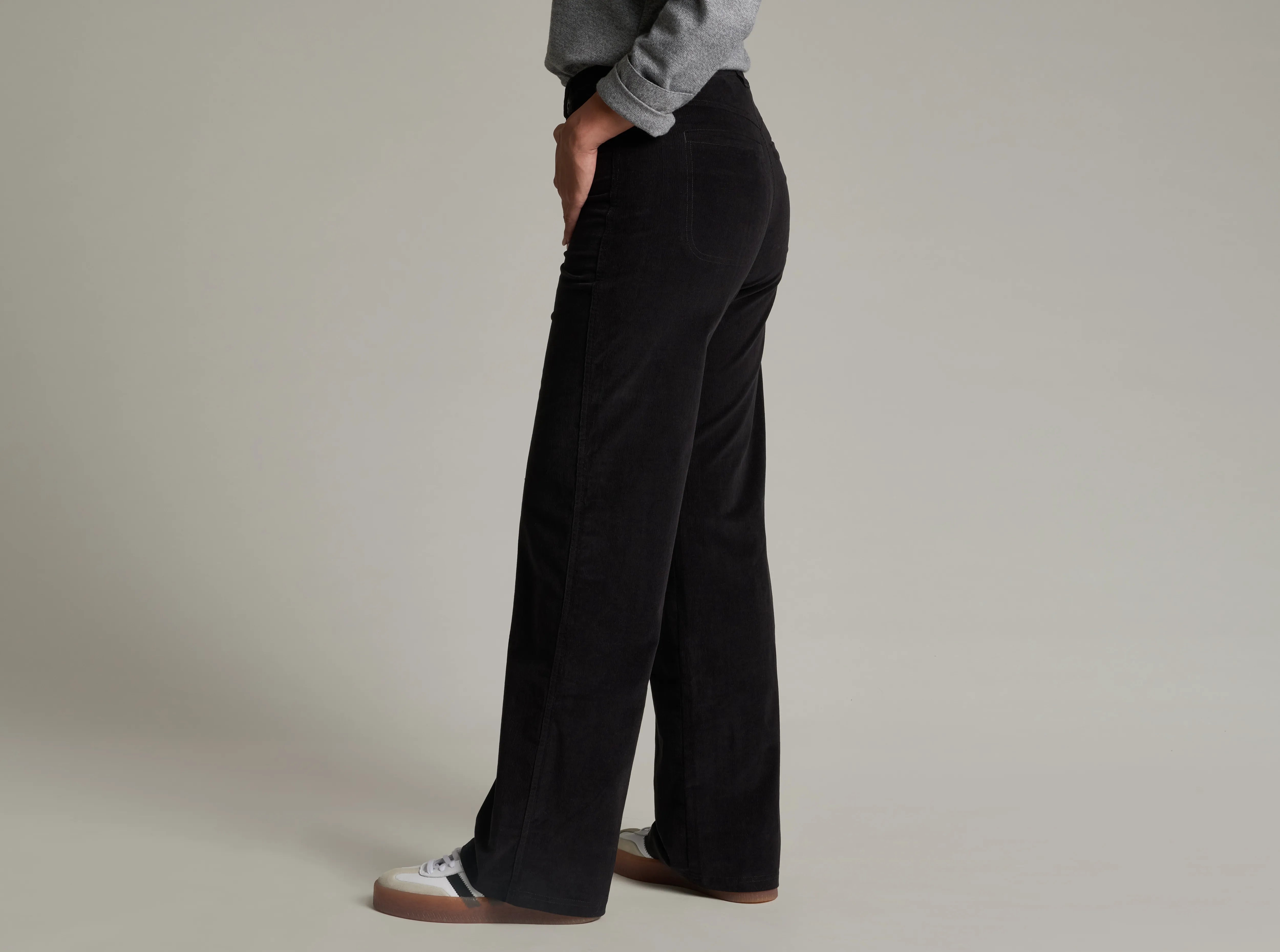 Lydia™ Wide-Leg Cord Pants