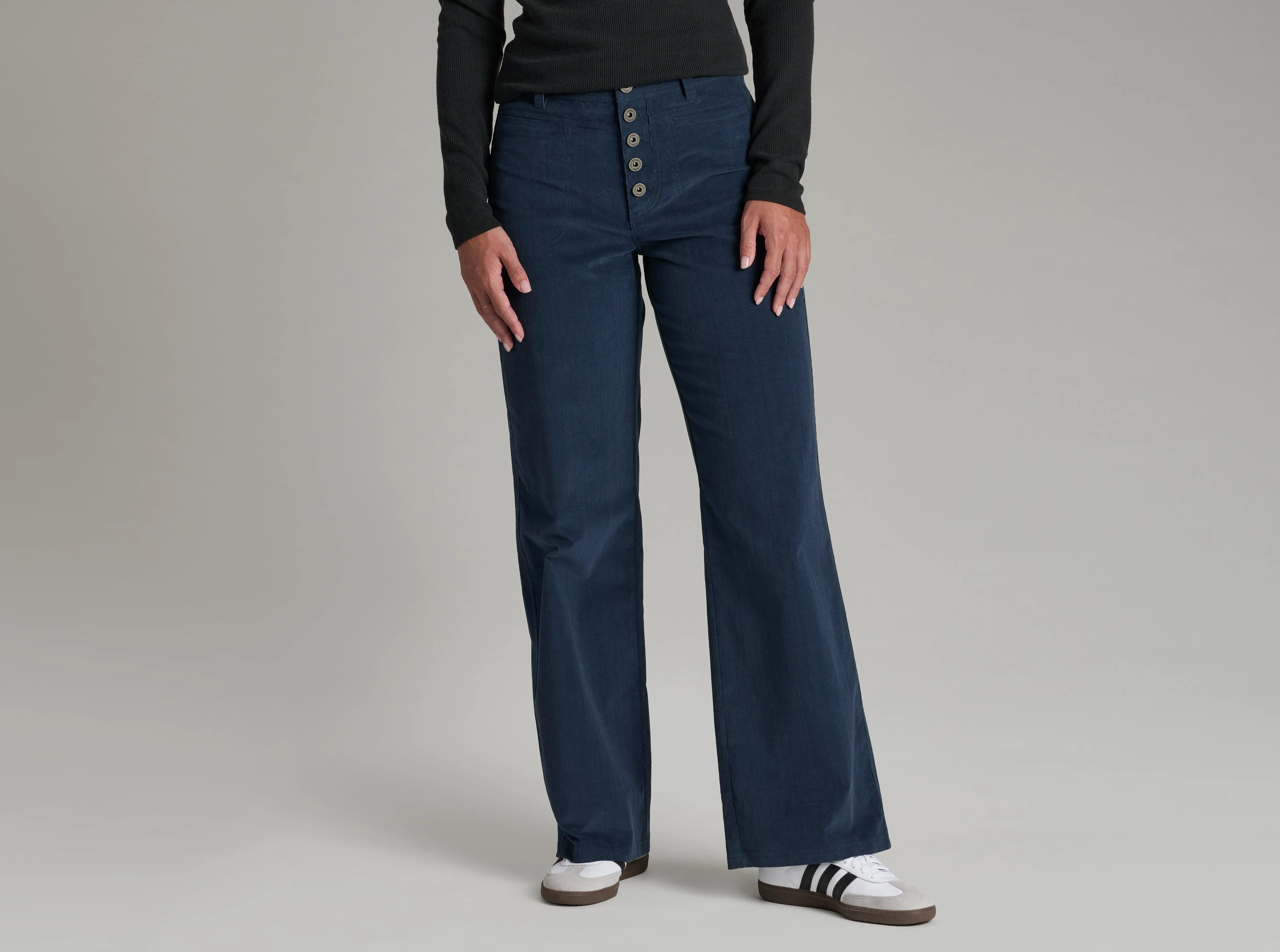 Lydia™ Wide-Leg Cord Pants