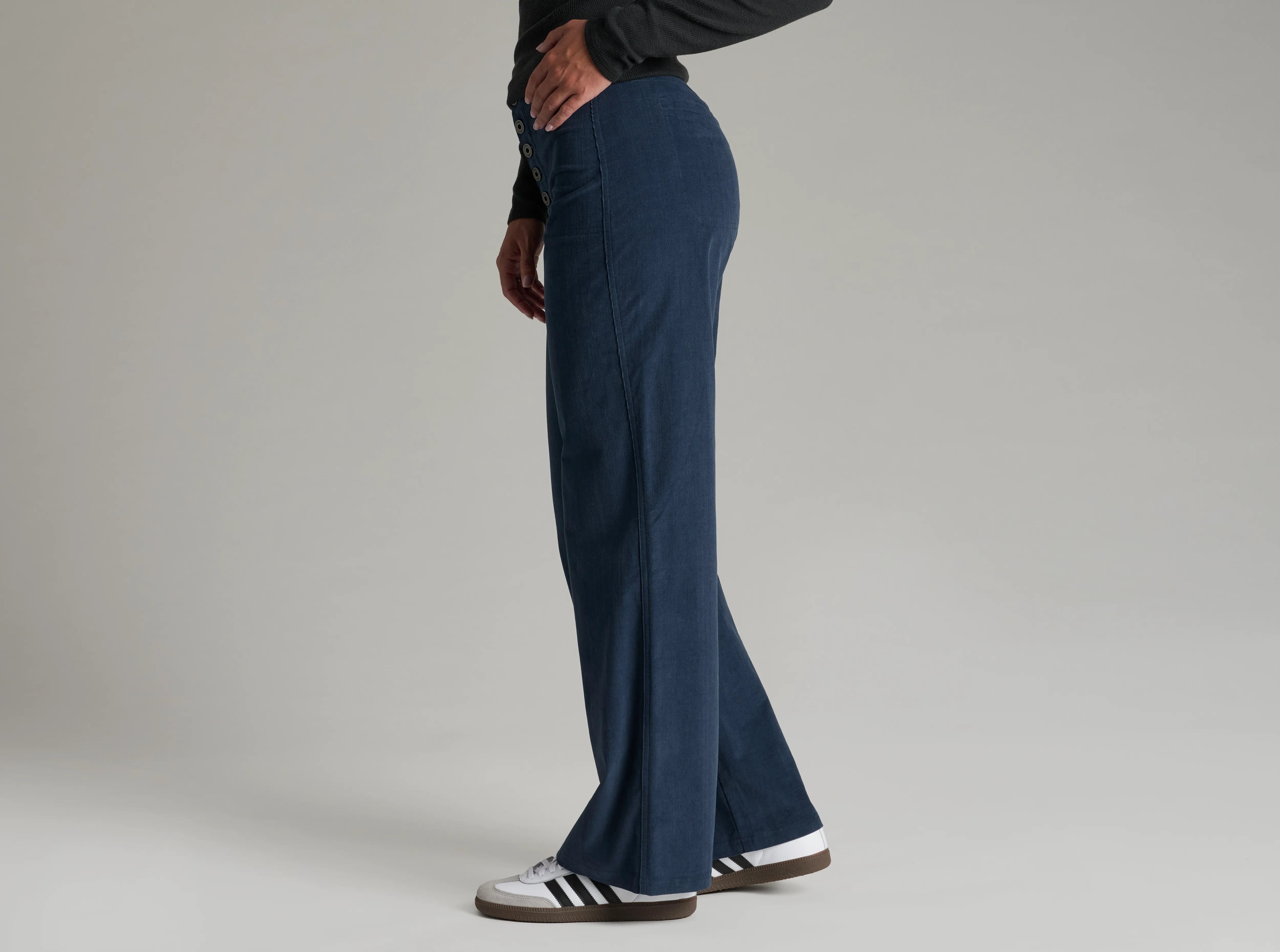 Lydia™ Wide-Leg Cord Pants