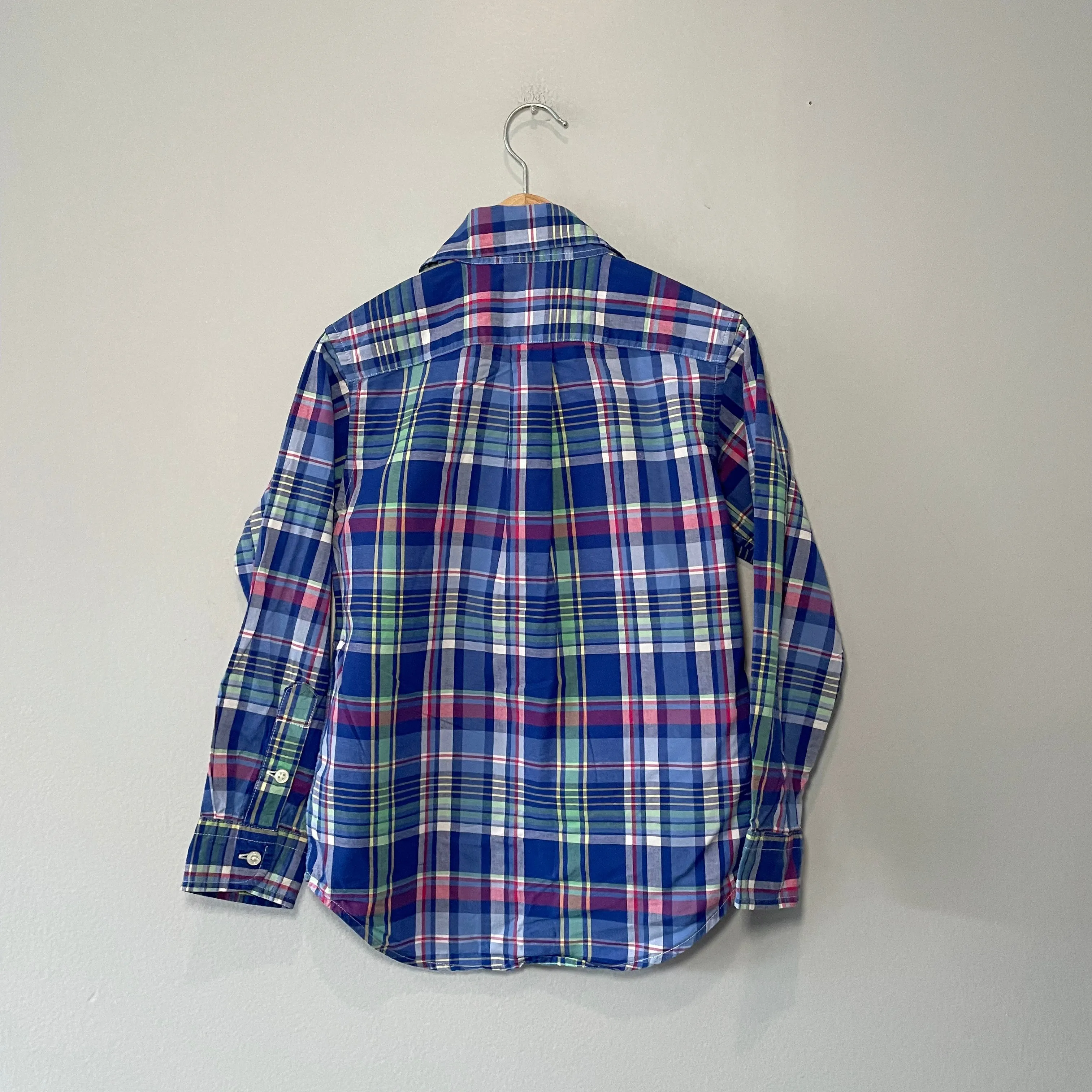 Polo / Plaid shirt / 5Y