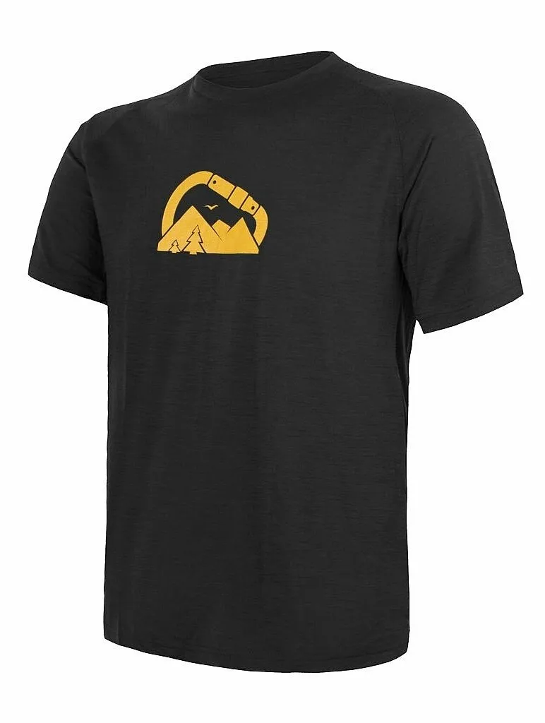 T-Shirt Sensor Merino Air PT Summit - Black - men´s